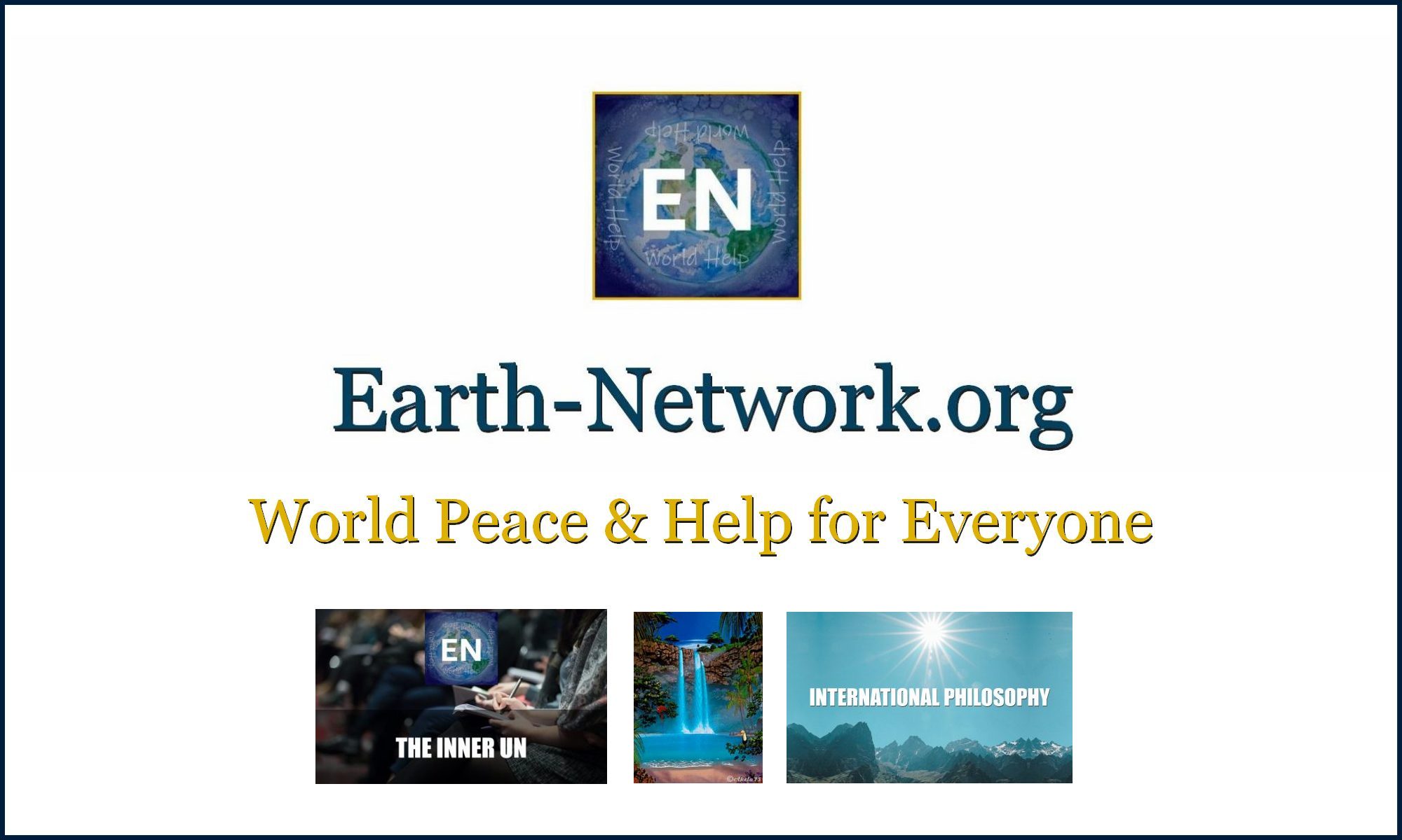 Earth-Network.org World Help Inner UN International Philosophy Free Education & News EN