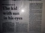 William Eastwood early environmental work in solar energy Newspaper article