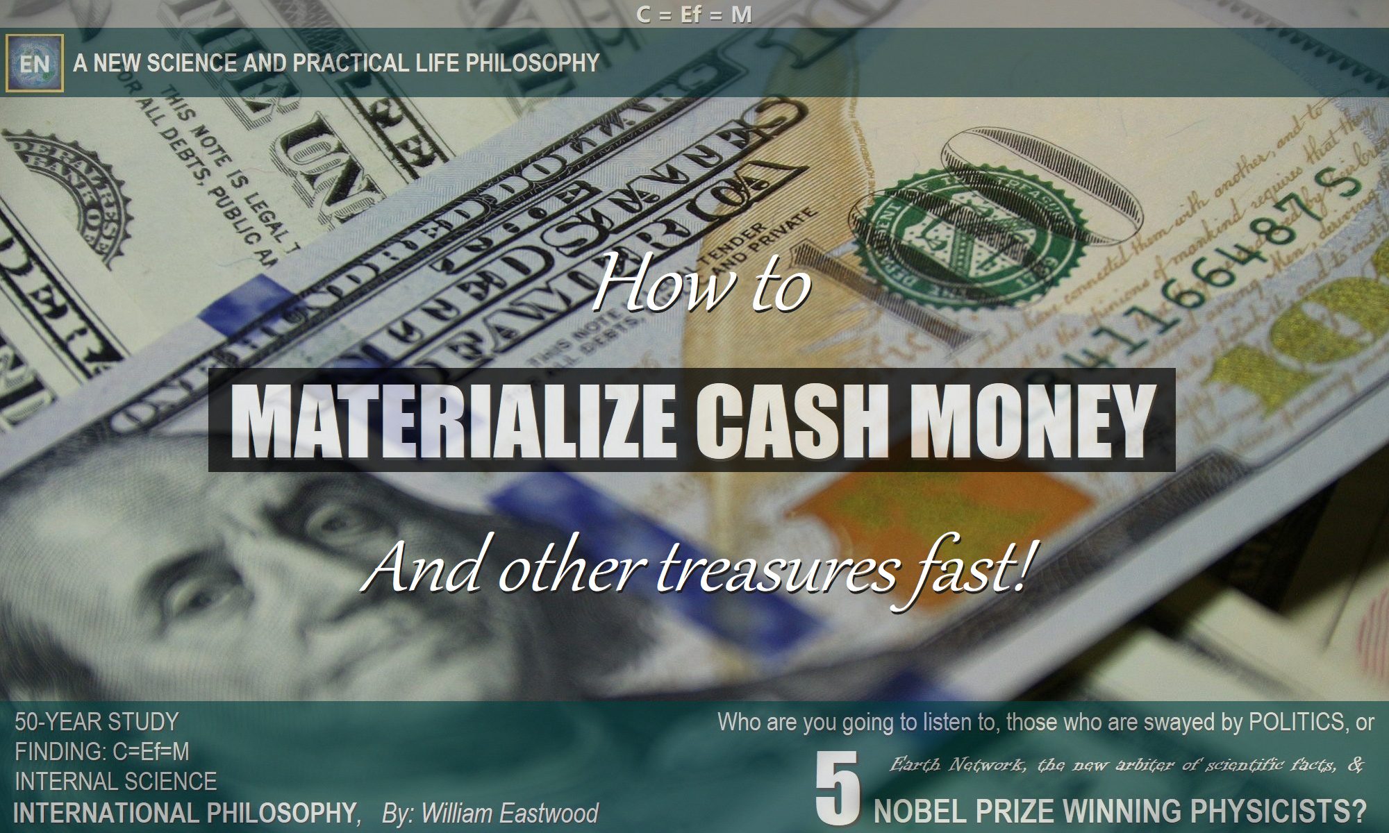 How to Materialize Cash Money & Treasure Fast! International Philosophy