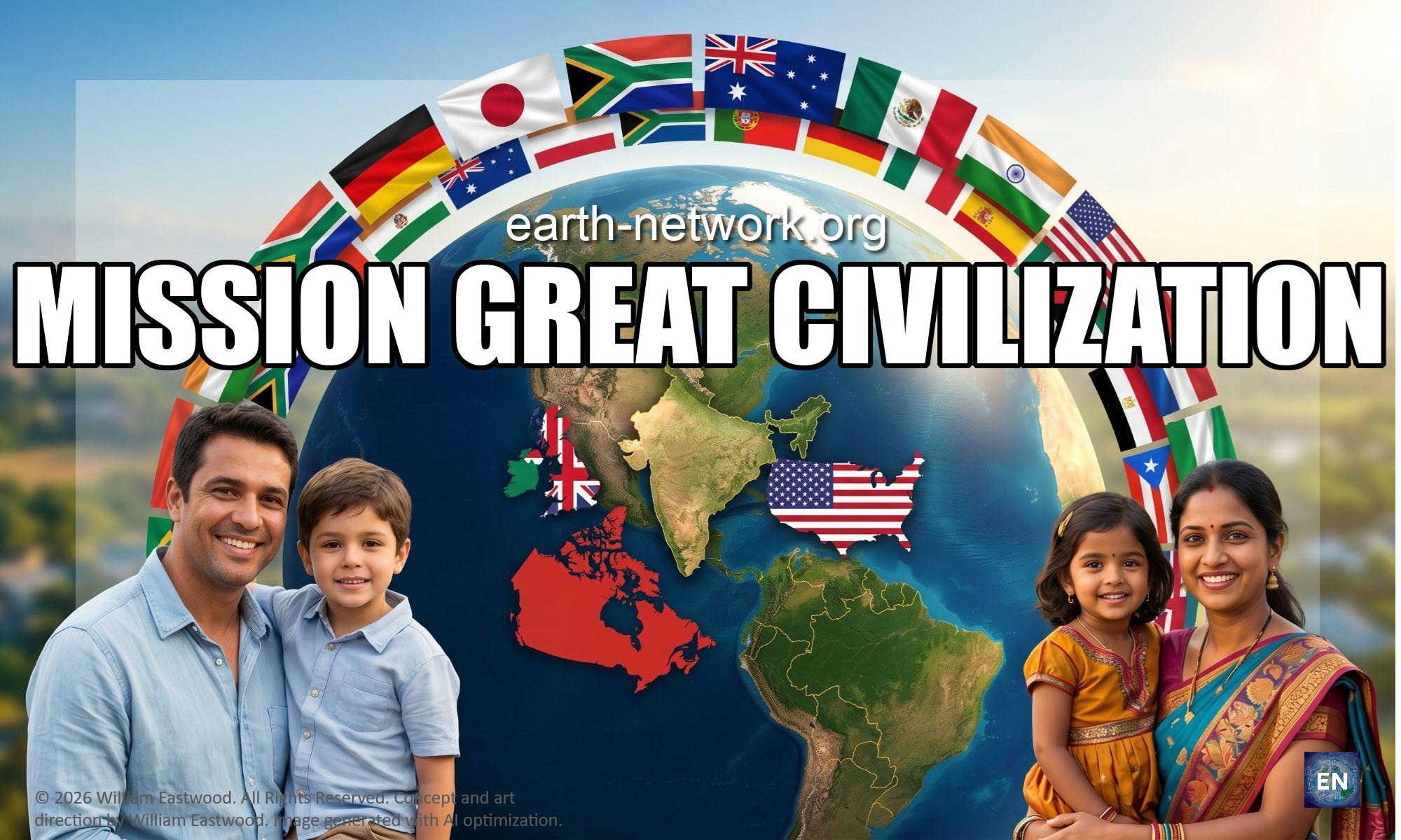 Mission Great Civilization Earth Network William Eastwood IP IS IP